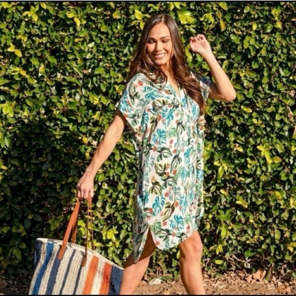 LOST + WANDER Luau on the Beach TUNIC M/L NWT $118